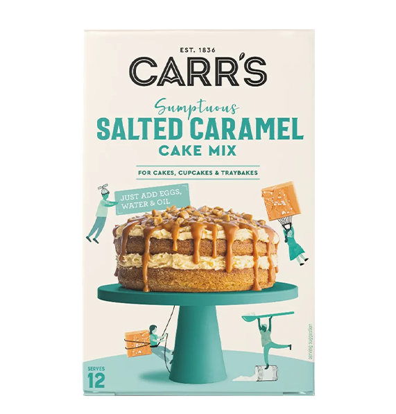 Carr's Sumptuous Salted Caramel Cake Mix