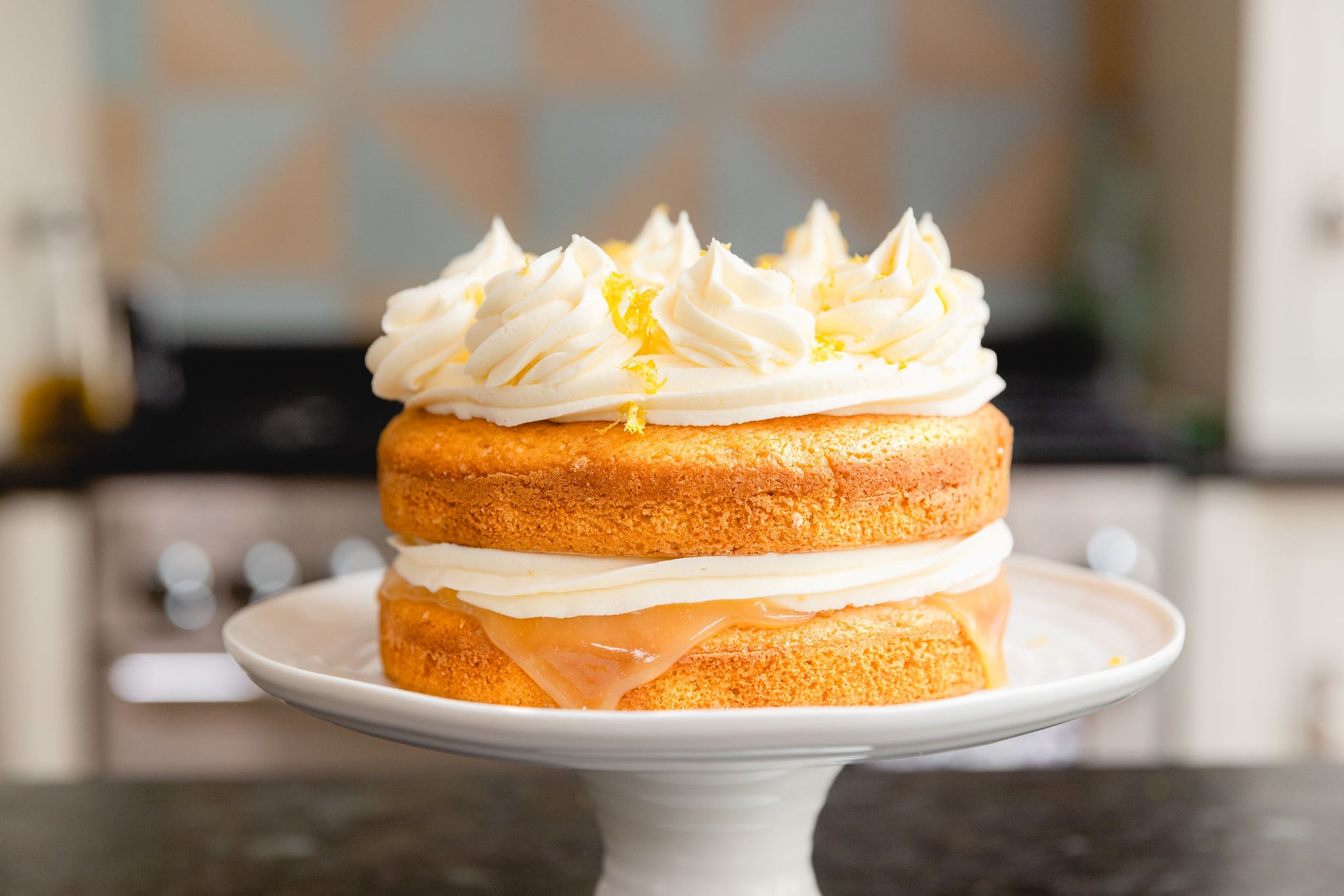 Luscious Lemon Cake • Love From The Oven
